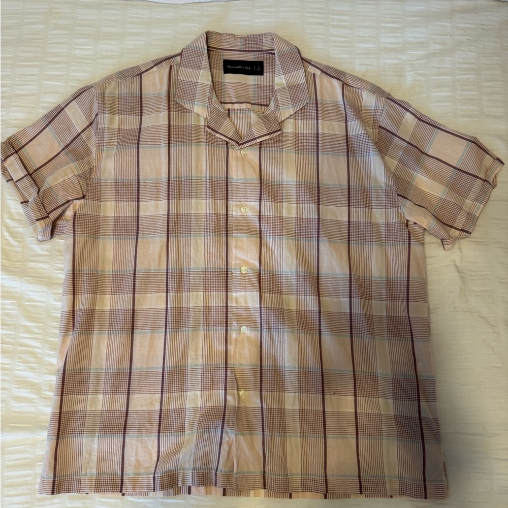 Plaid Short Sleeve Shirt